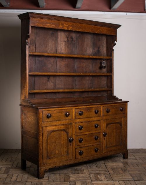 fig 1. Georgian Antique Oak Welsh Dresser from Lleyn Peninsular