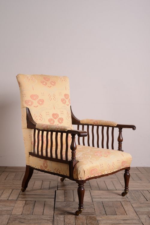 Morris & Co Antique Saville Armchair by George Jack.