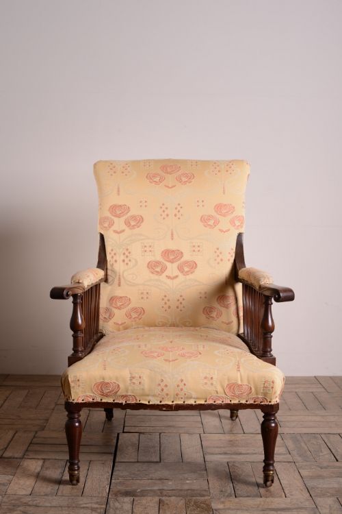 fig 1. Morris & Co antique Saville Armchair by George Jack.
