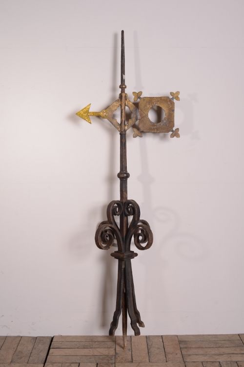 English 19th Century Antique Iron Weather Vane