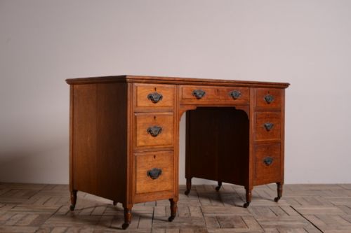 Edwardian Antique Writing Desk by Shapland & Petter.