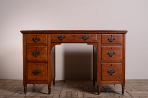fig 1. Edwardian Antique Writing Desk by Shapland & Petter.