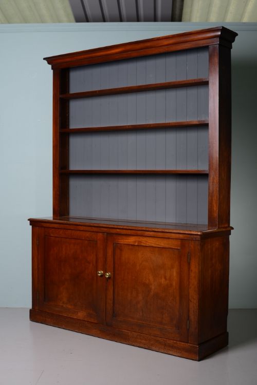 fig 1. William IV English Antique Mahogany Bookcase