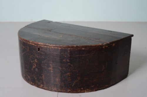 Georgian Antique Painted Pine Hat Box