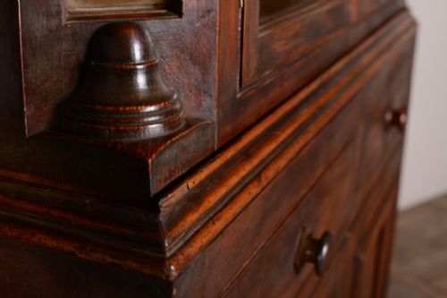 fig 2. Original Antique Painted Pine Kitchen Cupboard.