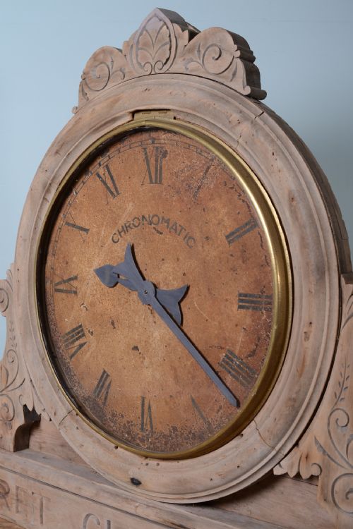 fig 1. Massive Working Antique Turret Clock Advert.