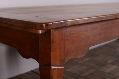 fig 1. Fantastic Huge French Antique Cherry Wood Dining Table. 