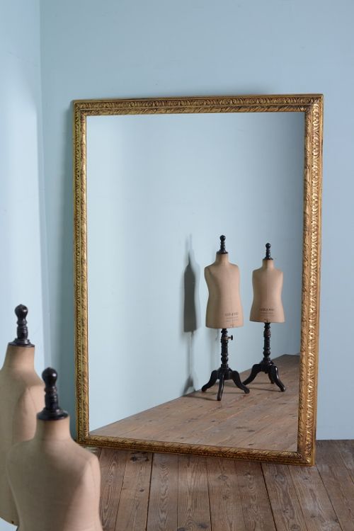 Fabulous Large 19th Century Antique Gilt Mirror.