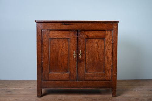fig 1. Period Oak Antique Welsh Cupboard.