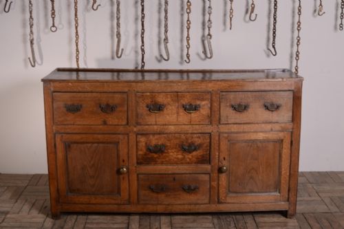 fig 1. 18th Century Antique Georgian Oak Dresser