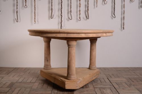 19th Century Antique Pine Centre/dining Table.