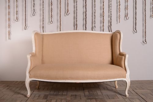 Fabulous Upholstered Antique Sofa in Original Paint.