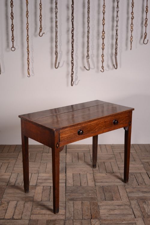 Georgian Antique Welsh Oak Side Table.