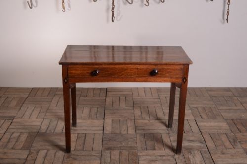 fig 1. Georgian Antique Welsh Oak Side Table.