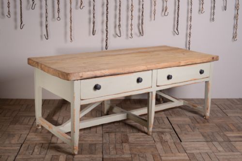 19th Century Antique Baking Central Table / Island.
