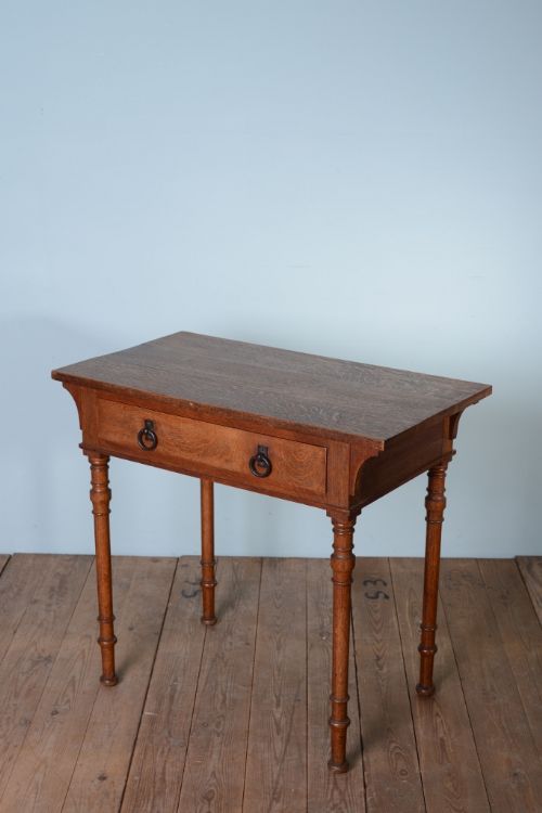 Early Heals Antique Oak Side Table by Ambrose Heal.