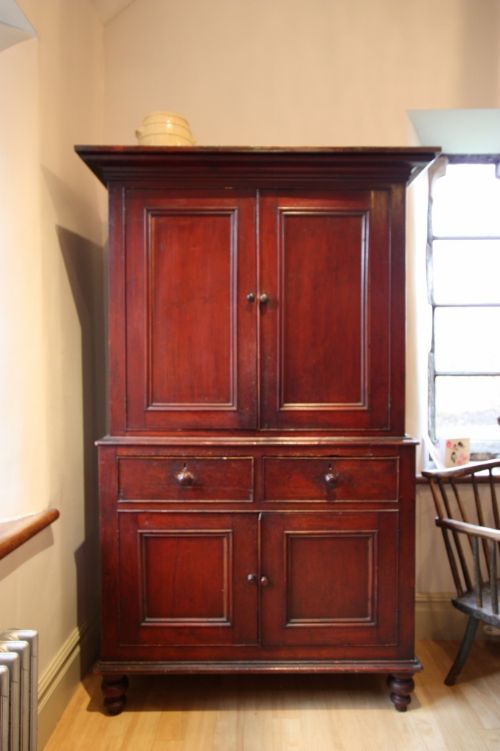 19th Century Antique Pine Food Cupboard