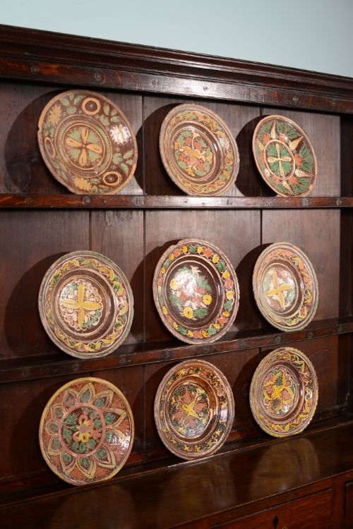 Set of 19th Century Antique Gujarati Plates