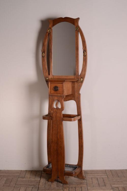 Antique Arts & Crafts Hall Stand