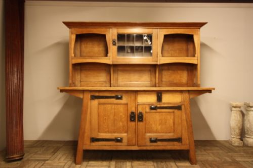 Libertys Antique Oak Dresser by Leonard Wyburd.