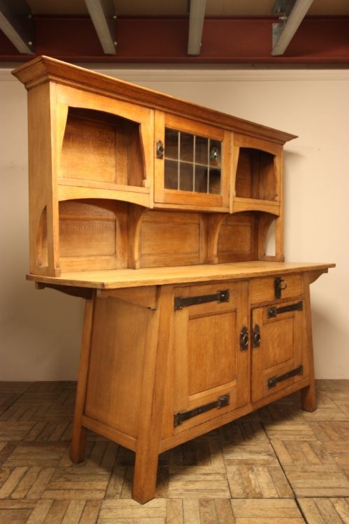 fig 1. Libertys Antique Oak Dresser by Leonard Wyburd.