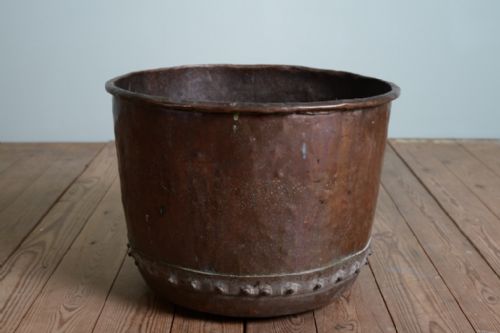Large 19th Century Antique Copper Vessel.