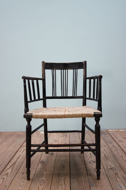 Morris & Co Antique Carver Dining Chair.