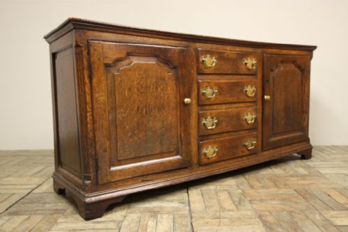 18th Century Yorkshire Antique Oak Dresser Base