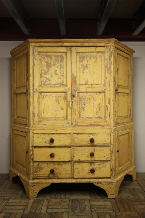 fig 1. Fantastic Rare Georgian Antique Housekeepers Cupboard.