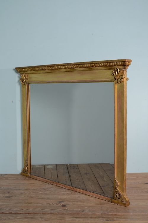 fig 1. English Regency Antique Gilt Mirror.