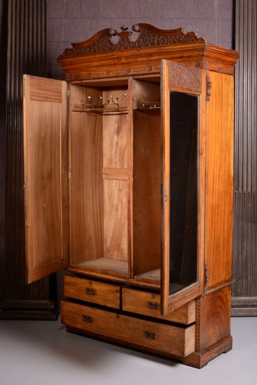 fig 2. 19th Century Antique Camphor Wardrobe
