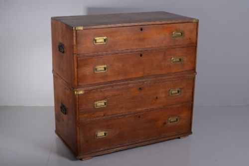 19th Century Antique Military Chest.