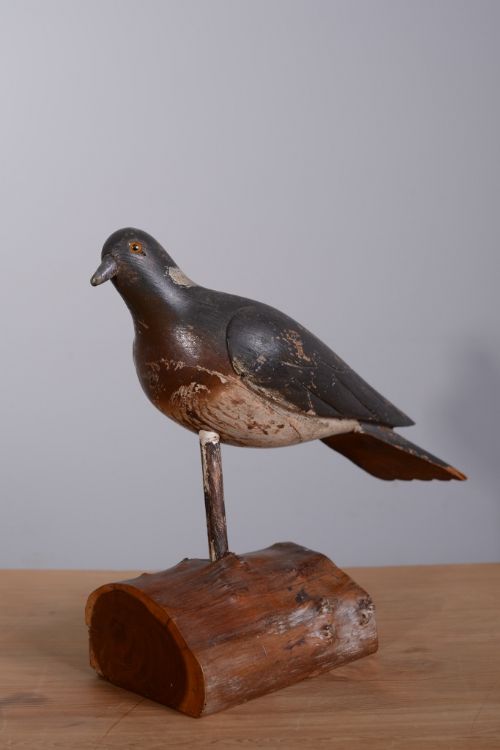 19th Century Antique Decoy Pigeon.
