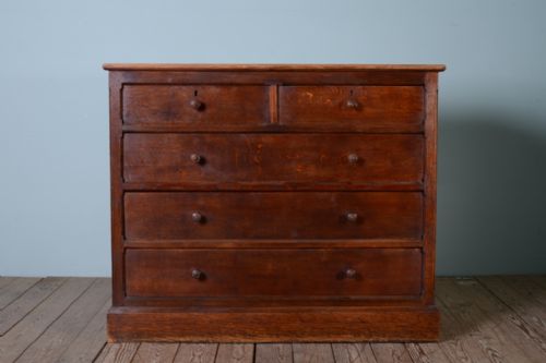 Antique Oak Chest of Drawers from Ampleforth Abbey.