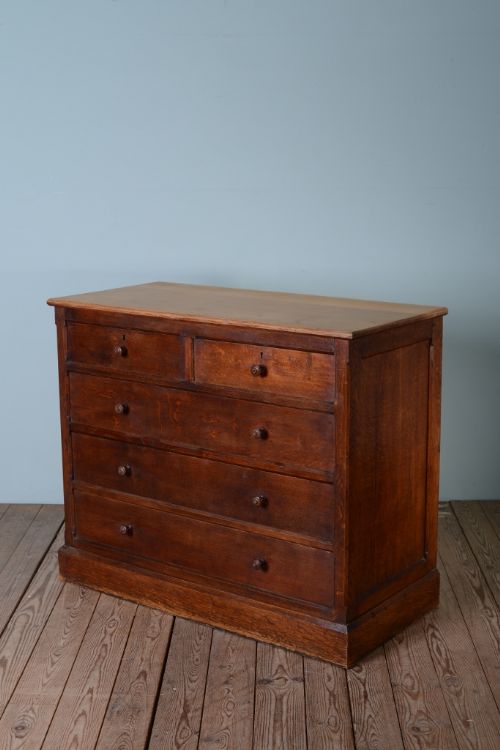 fig 1. Antique Oak Chest of Drawers from Ampleforth Abbey.