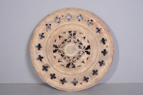 19th Century Antique Cast Iron Ceiling Rose.