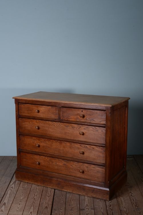 fig 1. Antique Ampleforth Abbey Oak Chest.