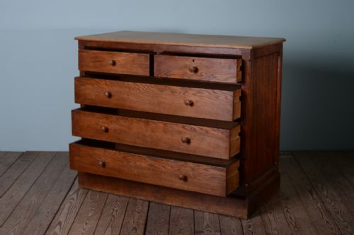 fig 2. Antique Ampleforth Abbey Oak Chest.
