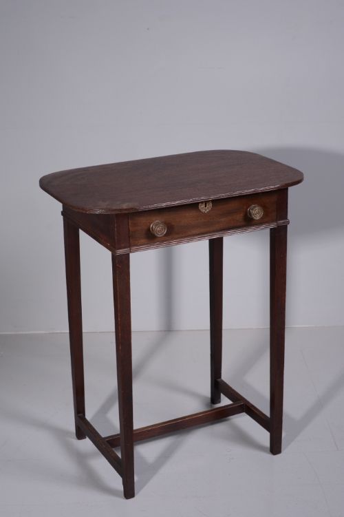 English Georgian Antique Mahogany Side Table.