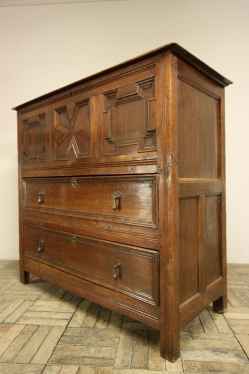 fig 1. 18th Century Antique Lake District Mule Chest.