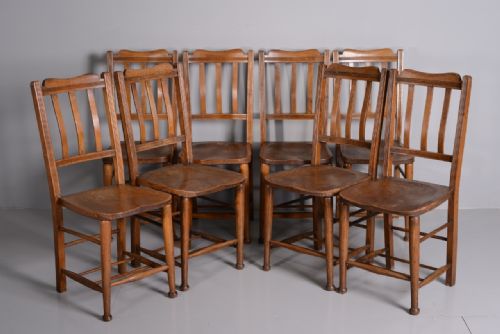 fig 1. English Antique Cafe Dining Chairs. 22 Available.