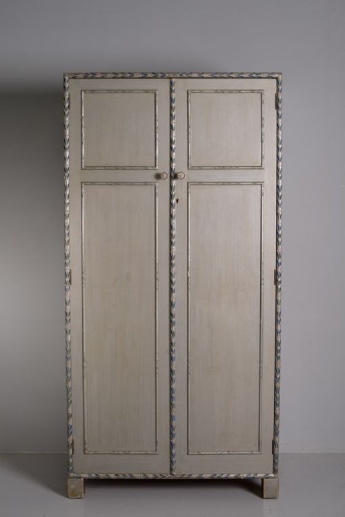 Rare Heals Wardrobe in Original Silver Paint