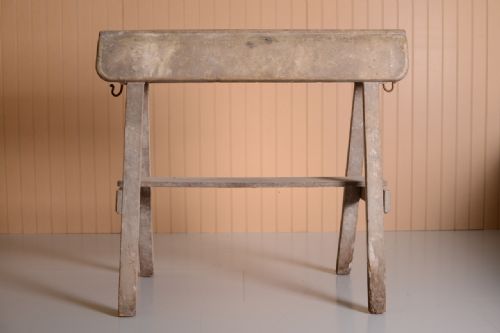 fig 1. Georgian Antique Painted Pine Saddle Horse