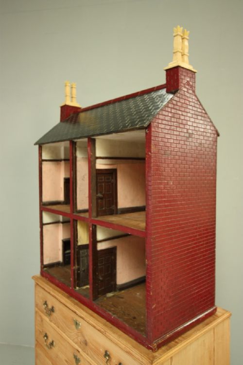 19th Century Open Antique Doll's House.