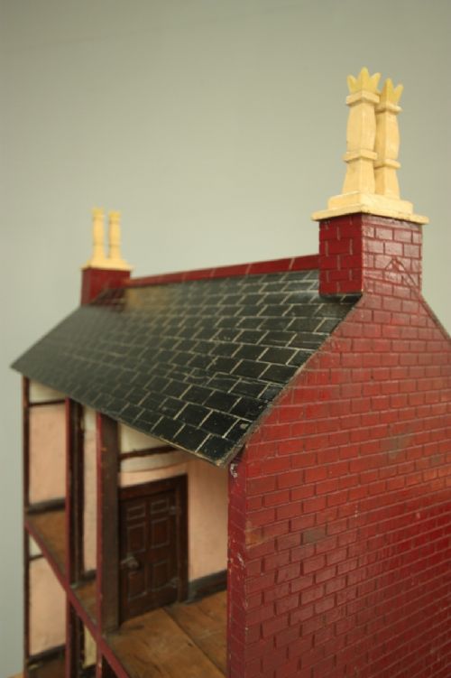 fig 2. 19th Century Open Antique Doll's House.