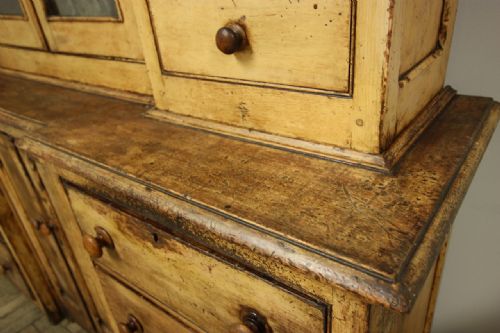 fig 2. Fabulous Original Cream Painted Pine Dresser
