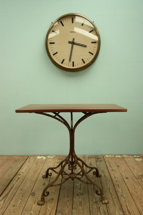 19th Century Antique Cast Iron Arras Table