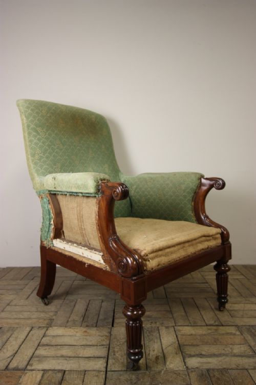William the Fourth Antique Mahogany Armchair.
