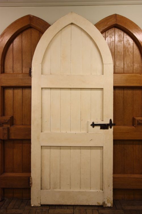 3 X 19th Century Arched Top Doors with Surrounds