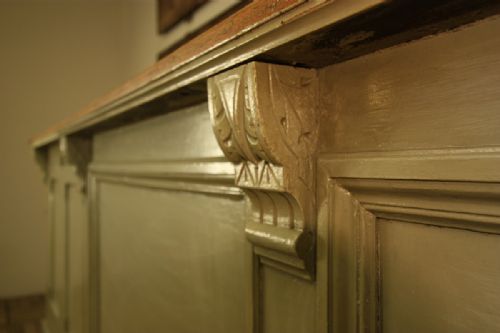 fig 2. Large 19th Century Antique Police Station Counter.
